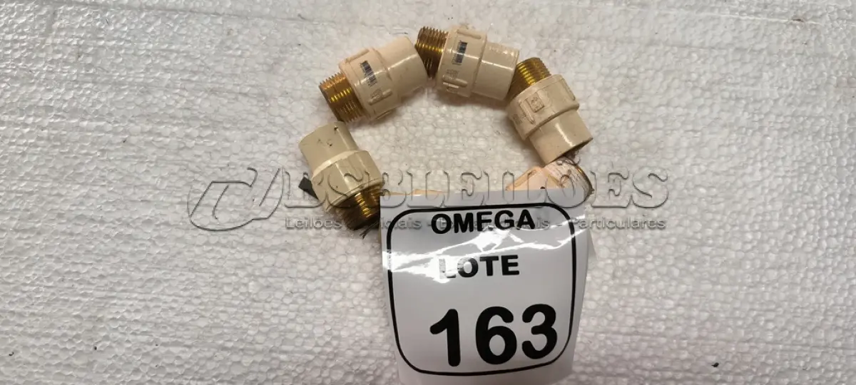 LOTE 163 - 06 CONECTORES DE TRANSIÇÃO MACHO CPVC - Ø 22 X 3/4. (NO ESTADO EM QUE SE ENCONTRA. SUJEITO A AVARIAS OCULTAS/VISÍVEIS.)