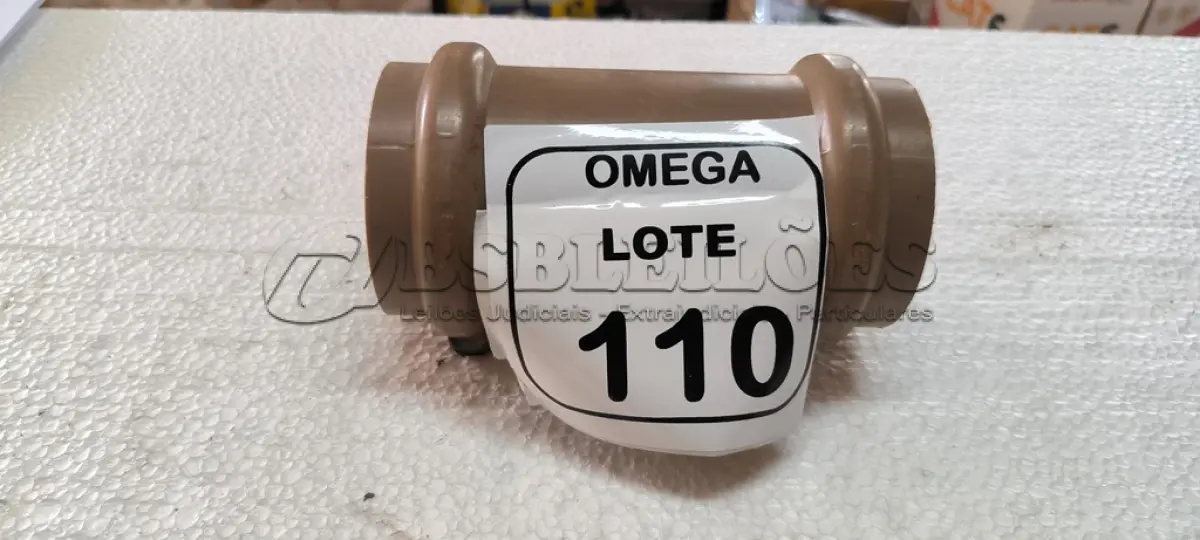 LOTE 110 - 01 LUVA DE CORRER Ø 60 - PVC MARROM. (NO ESTADO EM QUE SE ENCONTRA. SUJEITO A AVARIAS OCULTAS/VISÍVEIS.)
