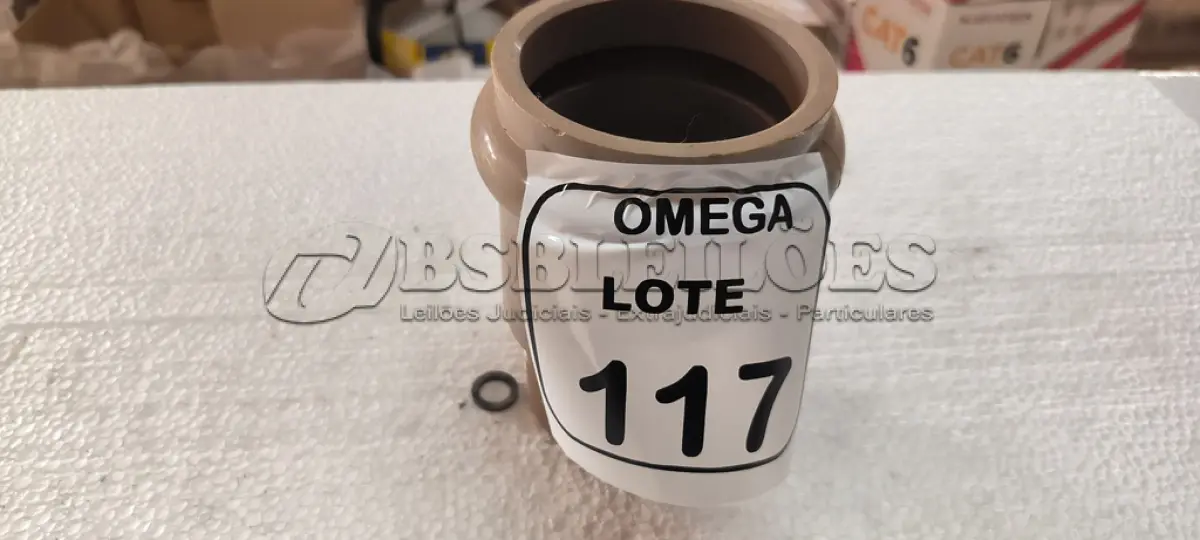 LOTE 117 - 01 ADAPTADOR (LR) COM REDUÇÃO - Ø 85 X 75MM - PVC MARROM. (NO ESTADO EM QUE SE ENCONTRA. SUJEITO A AVARIAS OCULTAS/VISÍVEIS.)