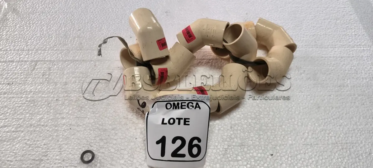 LOTE 126 - 11 JOELHOS 45º SOLD. CPVC - Ø 35MM. (NO ESTADO EM QUE SE ENCONTRA. SUJEITO A AVARIAS OCULTAS/VISÍVEIS.)