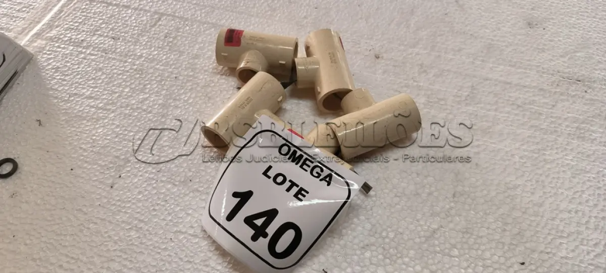 LOTE 140 - 04 TÊS SOLD. CPVC COM REDUÇÃO - Ø 28 X 22MM. (NO ESTADO EM QUE SE ENCONTRA. SUJEITO A AVARIAS OCULTAS/VISÍVEIS.)