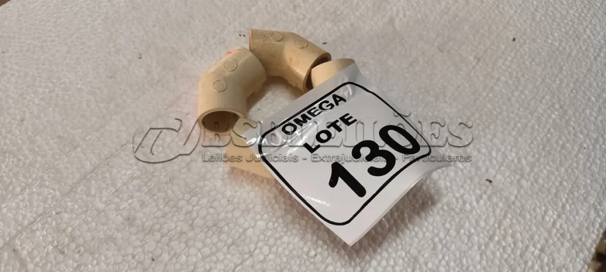 LOTE 130 - 04 JOELHOS 45º SOLD. CPVC - Ø 28MM. (NO ESTADO EM QUE SE ENCONTRA. SUJEITO A AVARIAS OCULTAS/VISÍVEIS.)