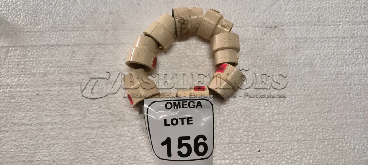 LOTE 156 - 09 LUVAS DE TRANSIÇÃO (FF) CPVC - Ø 28 X 1. (NO ESTADO EM QUE SE ENCONTRA. SUJEITO A AVARIAS OCULTAS/VISÍVEIS.)