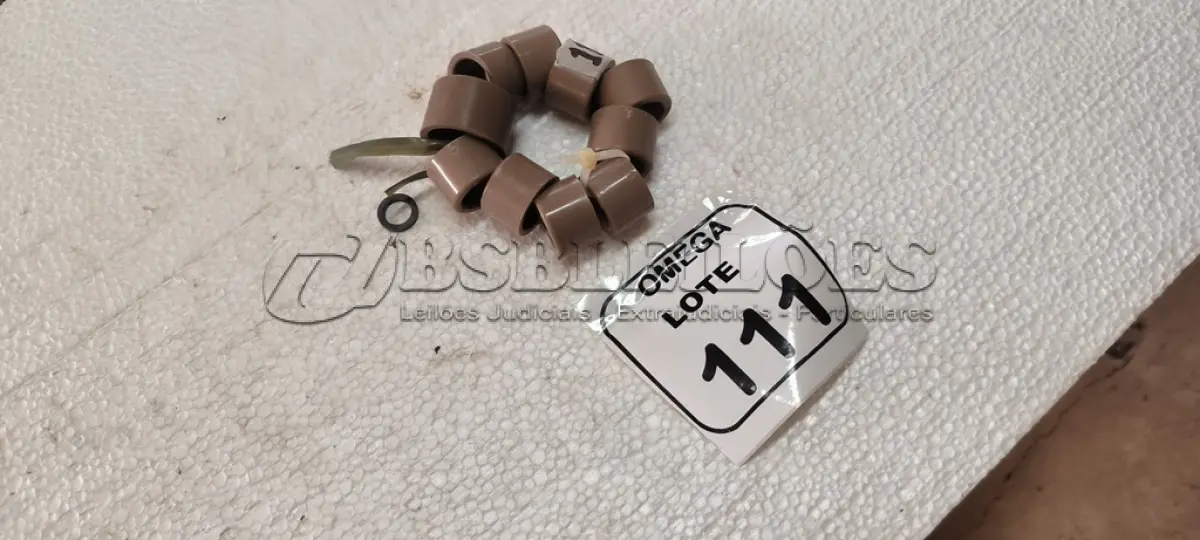 LOTE 111 - 01 BUCHA DE REDUÇÃO Ø 32 X 25MM - PVC MARROM. (NO ESTADO EM QUE SE ENCONTRA. SUJEITO A AVARIAS OCULTAS/VISÍVEIS.)