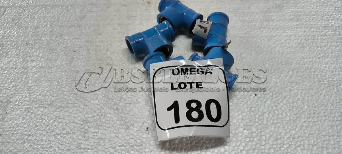 LOTE 180 - 05 TÊS (LR) AZUL - Ø 24 X 3/4. (NO ESTADO EM QUE SE ENCONTRA. SUJEITO A AVARIAS OCULTAS/VISÍVEIS.)