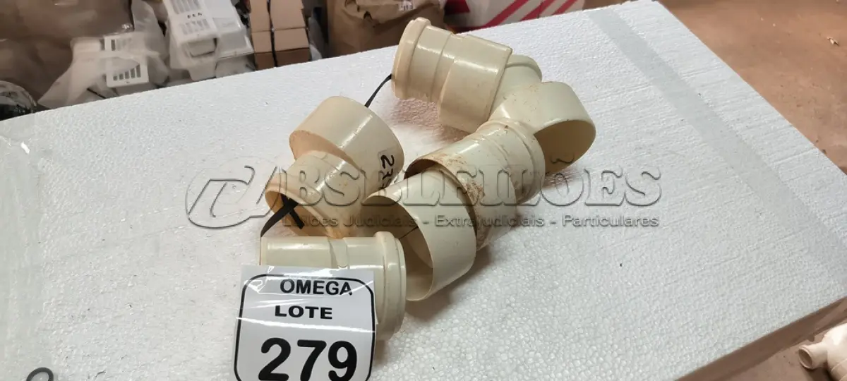 LOTE 279 - 06 REDUÇÕES EXCÊNTRICAS - PVC SOLD. - Ø 100 X 75MM. (NO ESTADO EM QUE SE ENCONTRA. SUJEITO A AVARIAS OCULTAS/VISÍVEIS.)