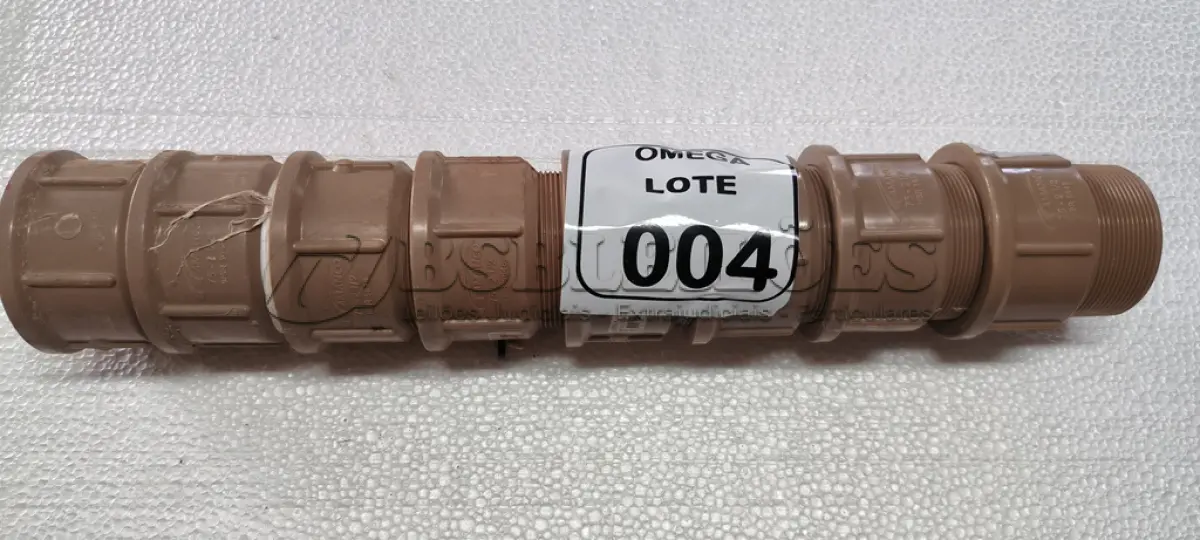 LOTE 004 - 07 ADAPTADORES (LR) PVC-MARROM Ø 85 X 3". (NO ESTADO EM QUE SE ENCONTRA. SUJEITO A AVARIAS OCULTAS/VISÍVEIS.)