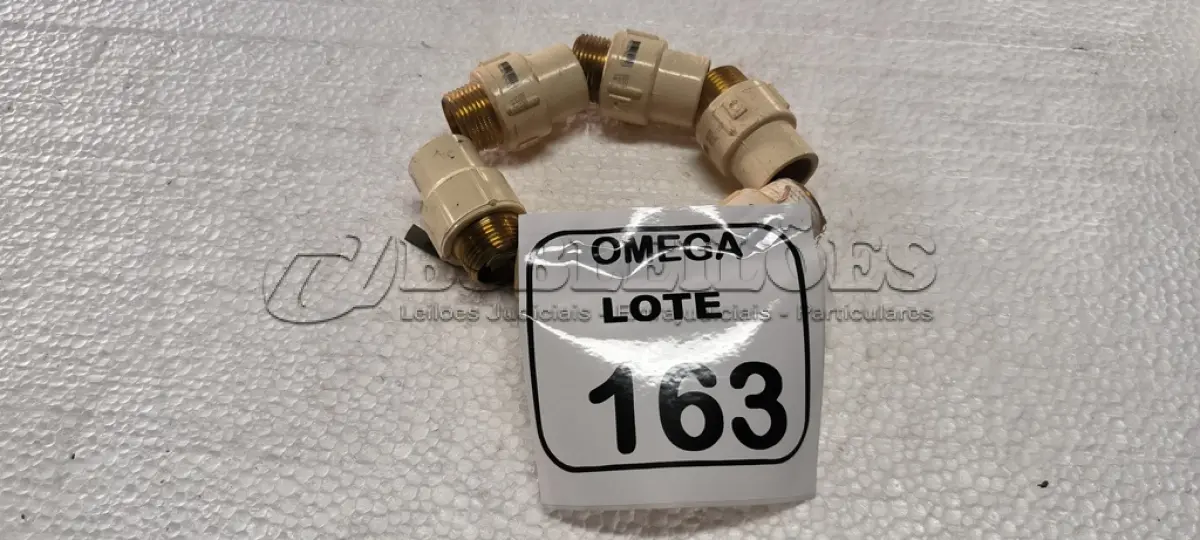 LOTE 163 - 06 CONECTORES DE TRANSIÇÃO MACHO CPVC - Ø 22 X 3/4. (NO ESTADO EM QUE SE ENCONTRA. SUJEITO A AVARIAS OCULTAS/VISÍVEIS.)