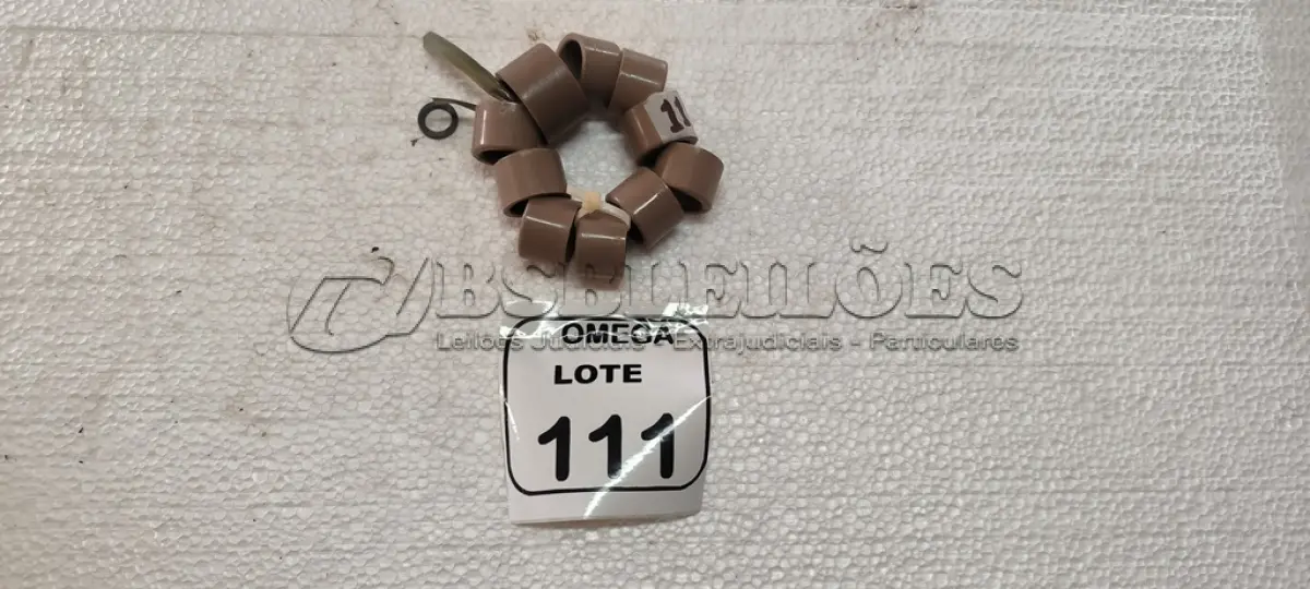 LOTE 111 - 01 BUCHA DE REDUÇÃO Ø 32 X 25MM - PVC MARROM. (NO ESTADO EM QUE SE ENCONTRA. SUJEITO A AVARIAS OCULTAS/VISÍVEIS.)