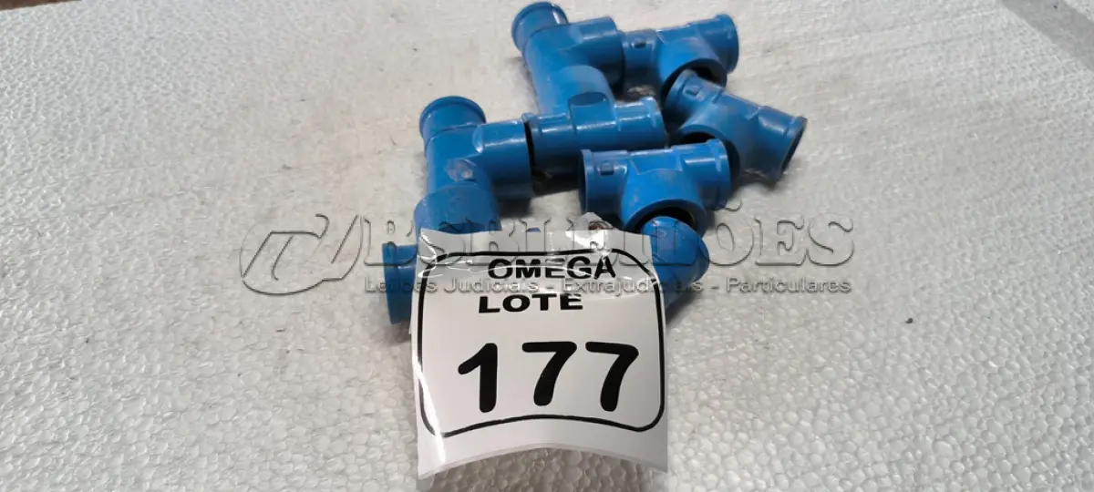 LOTE 177 - 08 TÊS (LR) AZUL - Ø 24 X 3/4. (NO ESTADO EM QUE SE ENCONTRA. SUJEITO A AVARIAS OCULTAS/VISÍVEIS.)