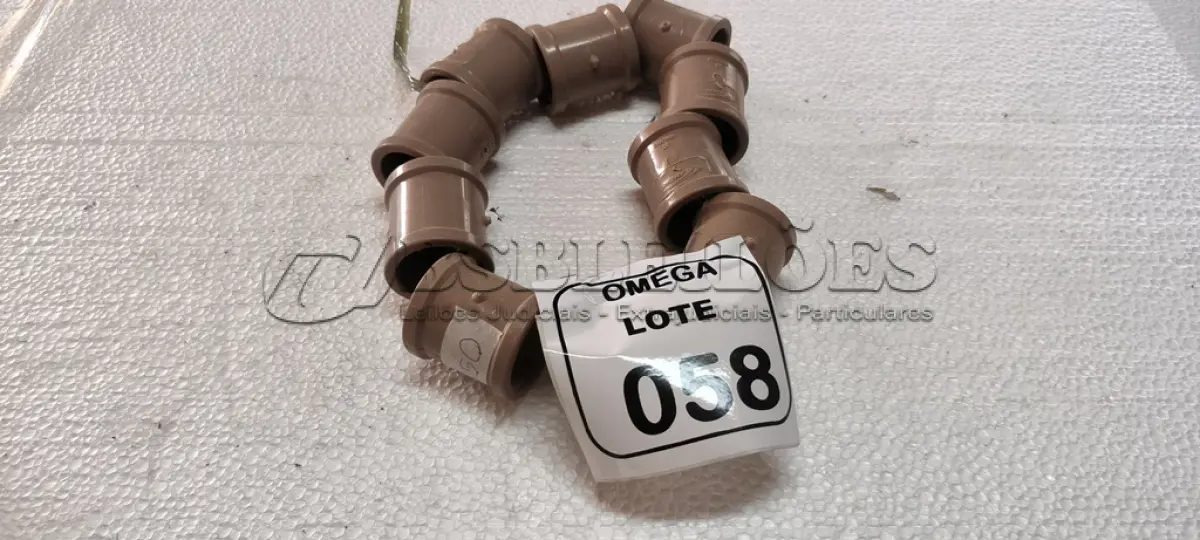 LOTE 058 - 10 LUVAS SOLDÁVEL Ø 40MM PVC MARROM. (NO ESTADO EM QUE SE ENCONTRA. SUJEITO A AVARIAS OCULTAS/VISÍVEIS.)