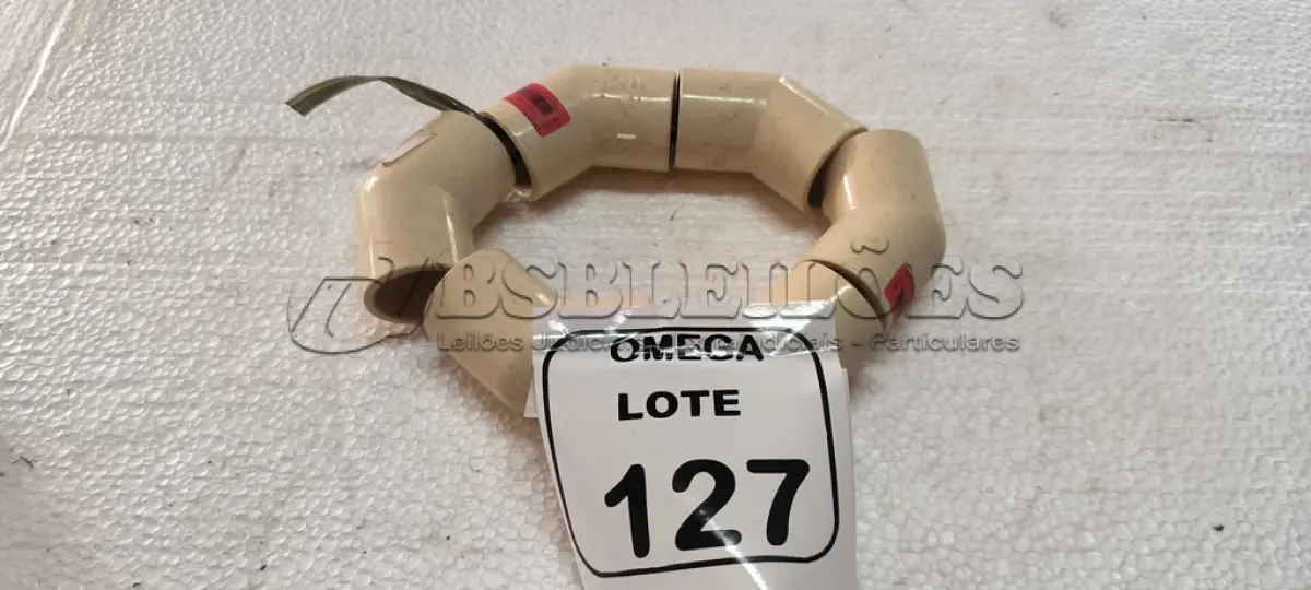 LOTE 127 - 06 JOELHOS 45º SOLD. CPVC - Ø 35MM. (NO ESTADO EM QUE SE ENCONTRA. SUJEITO A AVARIAS OCULTAS/VISÍVEIS.)