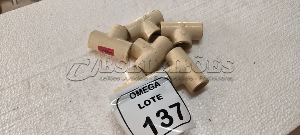 LOTE 137 - 06 TÊS SOLD. CPVC - Ø 28MM. (NO ESTADO EM QUE SE ENCONTRA. SUJEITO A AVARIAS OCULTAS/VISÍVEIS.)