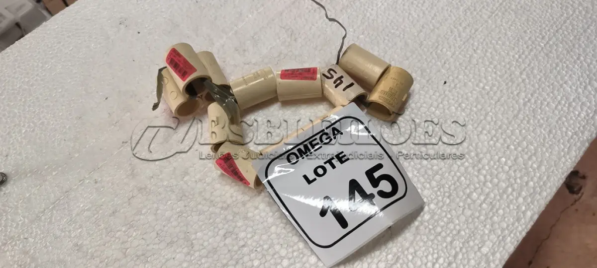LOTE 145 - 08 LUVAS SOLD. CPVC - Ø 22MM. (NO ESTADO EM QUE SE ENCONTRA. SUJEITO A AVARIAS OCULTAS/VISÍVEIS.)