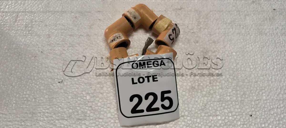 LOTE 225 - 05 JOELHOS DE TRANSIÇÃO - CPVC - Ø 22 X 1/2. (NO ESTADO EM QUE SE ENCONTRA. SUJEITO A AVARIAS OCULTAS/VISÍVEIS.)