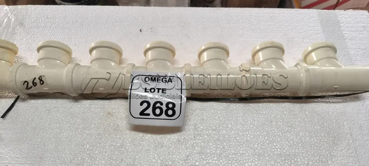 LOTE 268 - 07 TÊS PVC SOLD. - Ø 50 X 50MM. (NO ESTADO EM QUE SE ENCONTRA. SUJEITO A AVARIAS OCULTAS/VISÍVEIS.)