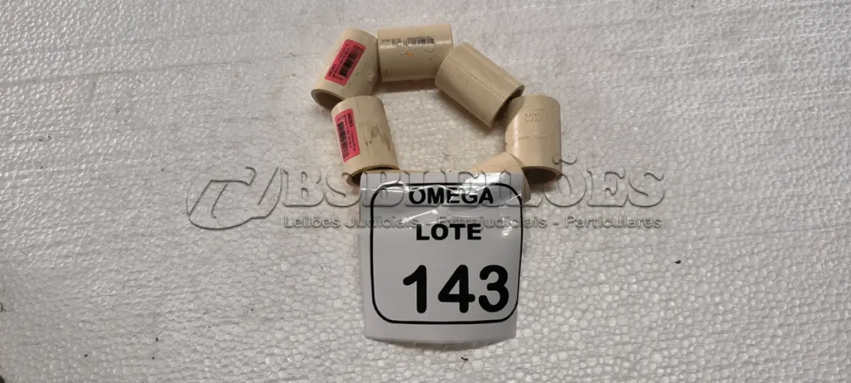 LOTE 143 - 07 LUVAS SOLD. CPVC - Ø 28MM. (NO ESTADO EM QUE SE ENCONTRA. SUJEITO A AVARIAS OCULTAS/VISÍVEIS.)