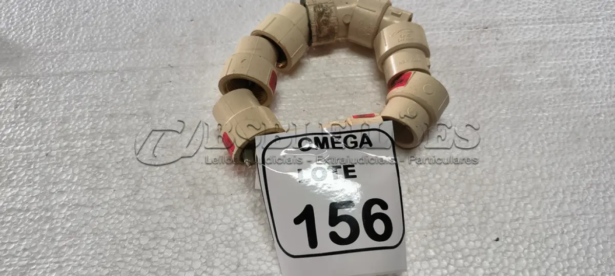 LOTE 156 - 09 LUVAS DE TRANSIÇÃO (FF) CPVC - Ø 28 X 1. (NO ESTADO EM QUE SE ENCONTRA. SUJEITO A AVARIAS OCULTAS/VISÍVEIS.)