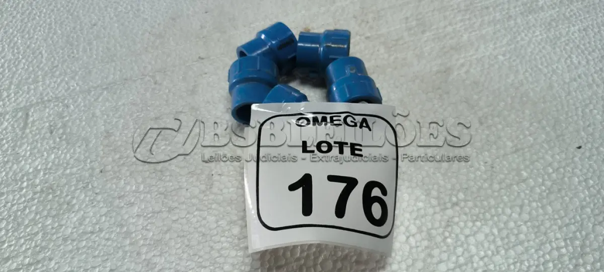 LOTE 176 - 06 ADAPTADORES (LR) AZUL - Ø 24 X 3/4. (NO ESTADO EM QUE SE ENCONTRA. SUJEITO A AVARIAS OCULTAS/VISÍVEIS.)