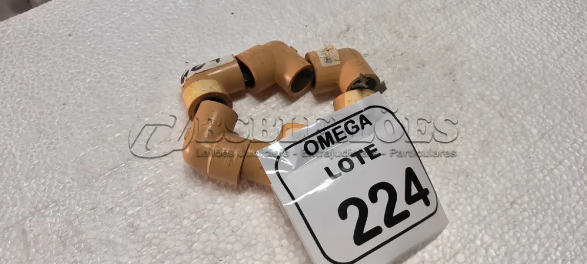 LOTE 224 - 06 JOELHOS DE TRANSIÇÃO - CPVC - Ø 22 X 1/2. (NO ESTADO EM QUE SE ENCONTRA. SUJEITO A AVARIAS OCULTAS/VISÍVEIS.)