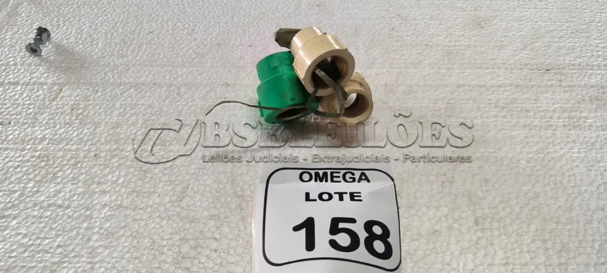LOTE 158 - 04 LUVAS DE TRANSIÇÃO (FF) CPVC - Ø 22 X 3/4. (NO ESTADO EM QUE SE ENCONTRA. SUJEITO A AVARIAS OCULTAS/VISÍVEIS.)