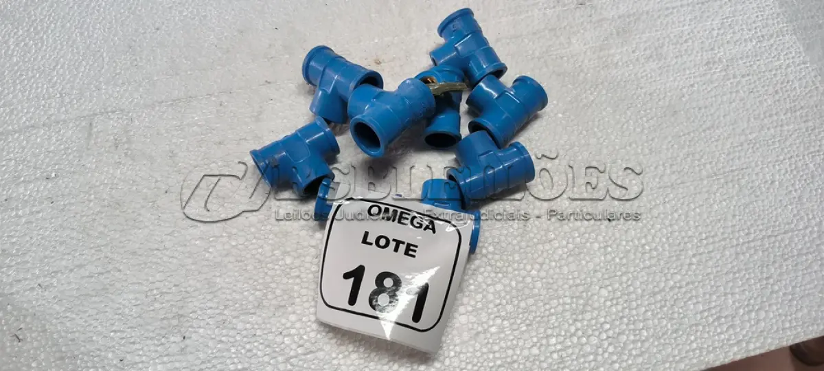 LOTE 181 - 09 TÊS (LR) AZUL - Ø 24 X 1/2. (NO ESTADO EM QUE SE ENCONTRA. SUJEITO A AVARIAS OCULTAS/VISÍVEIS.)