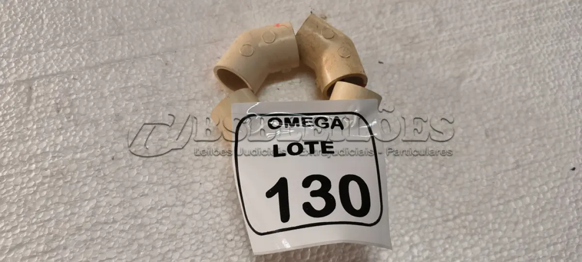 LOTE 130 - 04 JOELHOS 45º SOLD. CPVC - Ø 28MM. (NO ESTADO EM QUE SE ENCONTRA. SUJEITO A AVARIAS OCULTAS/VISÍVEIS.)