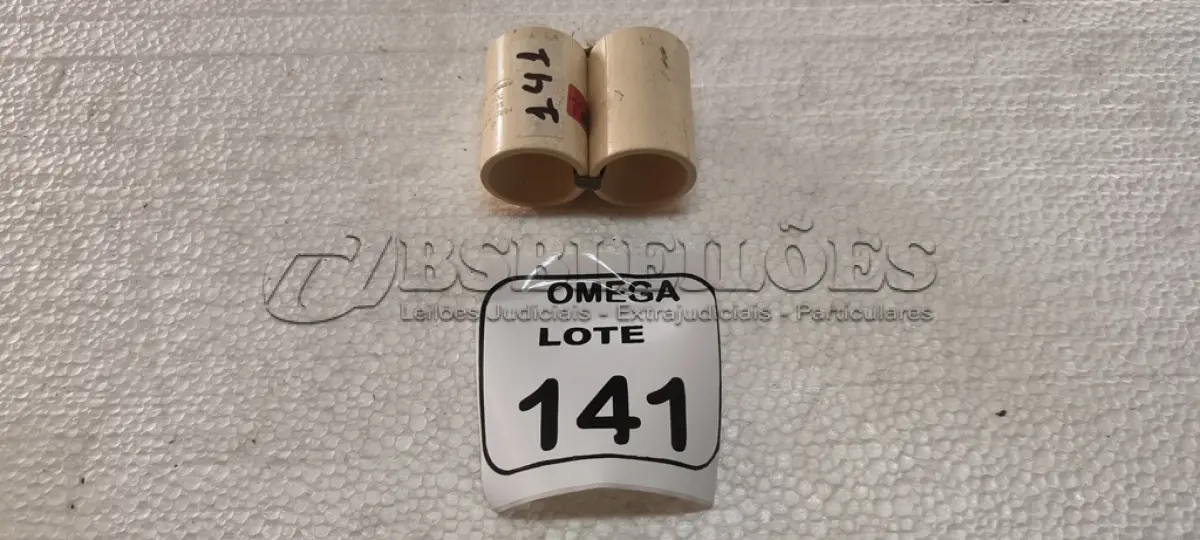 LOTE 141 - 02 LUVAS SOLD. CPVC - Ø 35MM. (NO ESTADO EM QUE SE ENCONTRA. SUJEITO A AVARIAS OCULTAS/VISÍVEIS.)