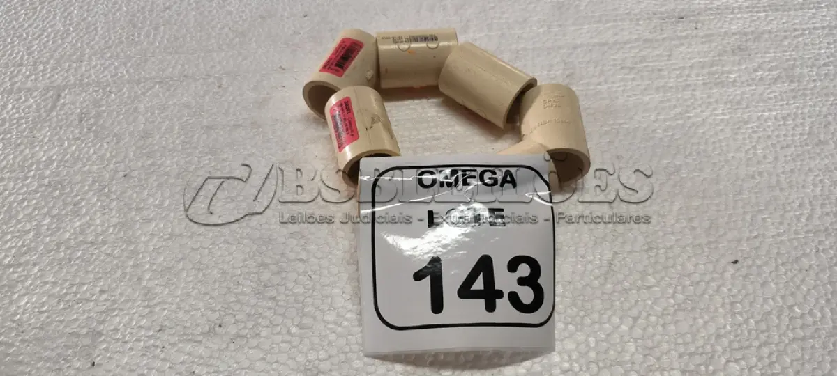 LOTE 143 - 07 LUVAS SOLD. CPVC - Ø 28MM. (NO ESTADO EM QUE SE ENCONTRA. SUJEITO A AVARIAS OCULTAS/VISÍVEIS.)