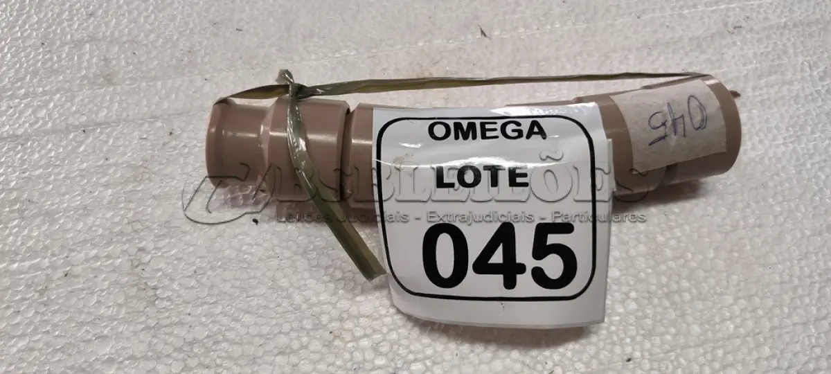LOTE 045 - 06 REDUÇÕES SOLD. Ø 50 X 32MM - PVC MARROM. (NO ESTADO EM QUE SE ENCONTRA. SUJEITO A AVARIAS OCULTAS/VISÍVEIS.)