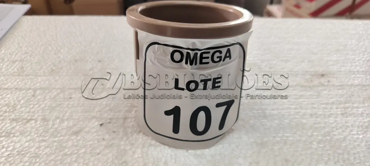 LOTE 107 - 01 REDUÇÃO COM ANEL Ø 85 X 75MM - PVC MARROM. (NO ESTADO EM QUE SE ENCONTRA. SUJEITO A AVARIAS OCULTAS/VISÍVEIS.)