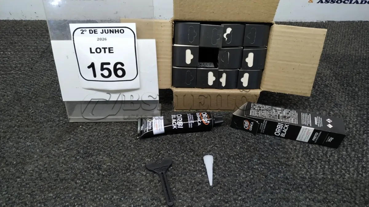 LOTE 156 - 12 BISNAGAS DE ADESIVO DE SILICONE NEUTRO DE 70G MARCA ORBI QUÍMICA. (NO ESTADO) ATENÇÃO! FAZER A VISITAÇÃO ANTES DE ARREMATAR, NÃO SABEMOS SE FUNCIONA, LEILÃO NÃO TEM GARANTIA E NEM DEVOLUÇÃO, SUJEITO A POSSÍVEIS AVARIAS VISÍVEIS/OCULTAS E/OU AUSÊNCIA DE COMPONENTES.