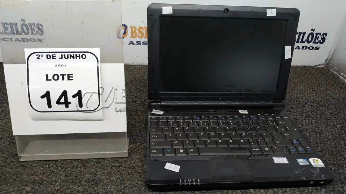 LOTE 141 - 01 NETBOOK MARCA INFOWAY SEM FONTE. (NO ESTADO) ATENÇÃO! FAZER A VISITAÇÃO ANTES DE ARREMATAR, NÃO SABEMOS SE FUNCIONA, LEILÃO NÃO TEM GARANTIA E NEM DEVOLUÇÃO, SUJEITO A POSSÍVEIS AVARIAS VISÍVEIS/OCULTAS E/OU AUSÊNCIA DE COMPONENTES.
