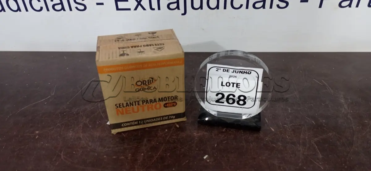 LOTE 268 - 12 BISNAGAS DE ADESIVO DE SILICONE NEUTRO DE 70G MARCA ORBI QUÍMICA. (NO ESTADO) ATENÇÃO! FAZER A VISITAÇÃO ANTES DE ARREMATAR, NÃO SABEMOS SE FUNCIONA, LEILÃO NÃO TEM GARANTIA E NEM DEVOLUÇÃO, SUJEITO A POSSÍVEIS AVARIAS VISÍVEIS/OCULTAS E/OU AUSÊNCIA DE COMPONENTES.
