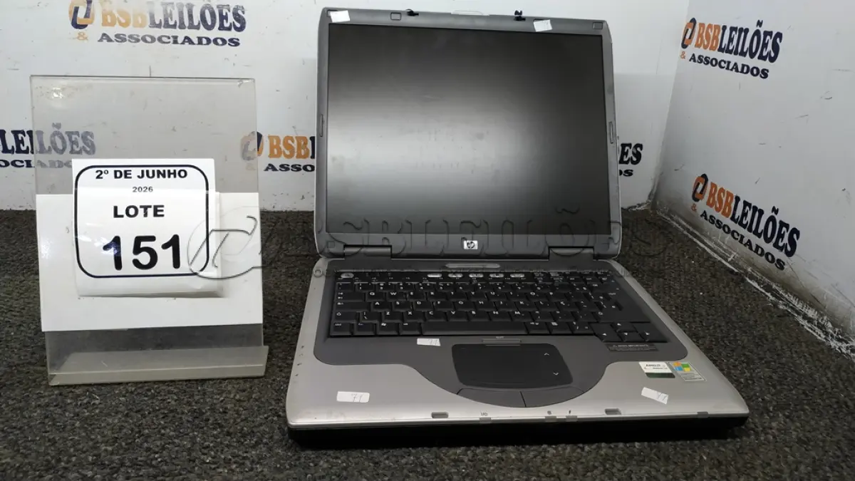 LOTE 151 - 01 NOTEBOOK MARCA HP SEM FONTE. (NO ESTADO) ATENÇÃO! FAZER A VISITAÇÃO ANTES DE ARREMATAR, NÃO SABEMOS SE FUNCIONA, LEILÃO NÃO TEM GARANTIA E NEM DEVOLUÇÃO, SUJEITO A POSSÍVEIS AVARIAS VISÍVEIS/OCULTAS E/OU AUSÊNCIA DE COMPONENTES.