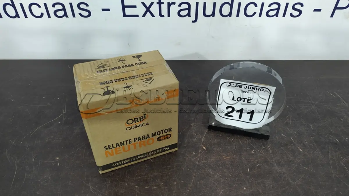 LOTE 211 - 12 BISNAGAS DE ADESIVO DE SILICONE NEUTRO DE 70G MARCA ORBI QUÍMICA. (NO ESTADO) ATENÇÃO! FAZER A VISITAÇÃO ANTES DE ARREMATAR, NÃO SABEMOS SE FUNCIONA, LEILÃO NÃO TEM GARANTIA E NEM DEVOLUÇÃO, SUJEITO A POSSÍVEIS AVARIAS VISÍVEIS/OCULTAS E/OU AUSÊNCIA DE COMPONENTES.