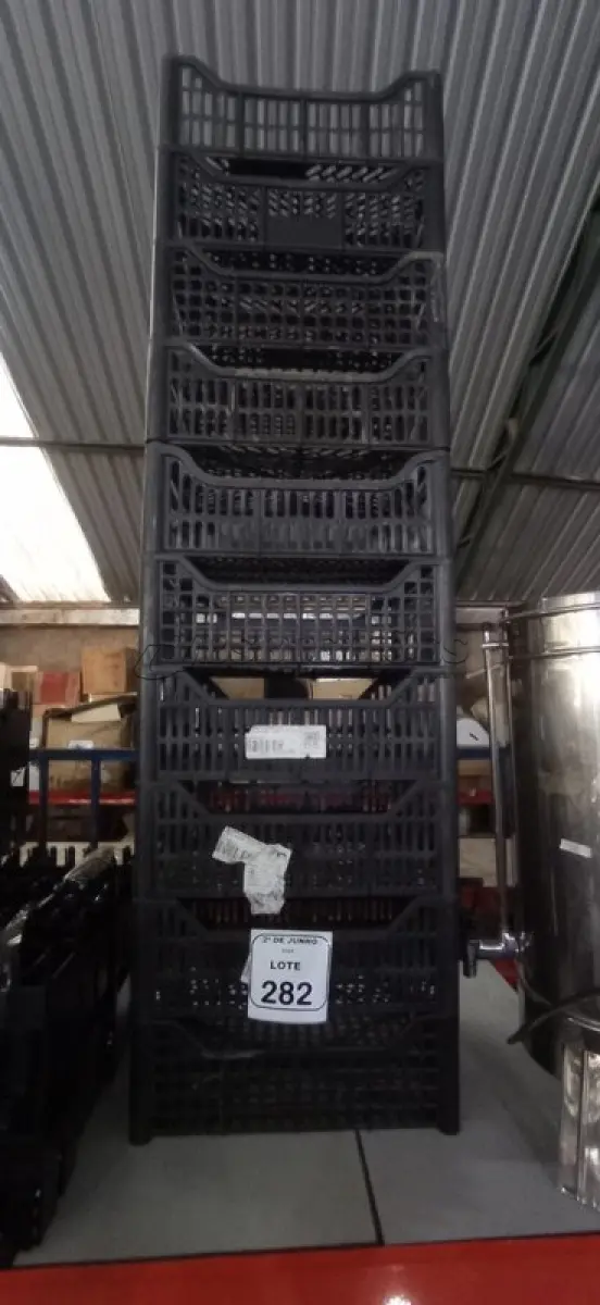LOTE 282 - 10 CESTAS ORGANIZADORAS. (NO ESTADO) ATENÇÃO! FAZER A VISITAÇÃO ANTES DE ARREMATAR, NÃO SABEMOS SE FUNCIONA, LEILÃO NÃO TEM GARANTIA E NEM DEVOLUÇÃO, SUJEITO A POSSÍVEIS AVARIAS VISÍVEIS/OCULTAS E/OU AUSÊNCIA DE COMPONENTES.