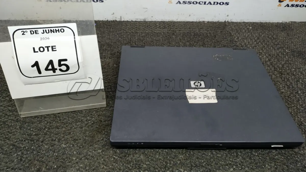 LOTE 145 - 01 NOTEBOOK MARCA HP SEM FONTE. (NO ESTADO) ATENÇÃO! FAZER A VISITAÇÃO ANTES DE ARREMATAR, NÃO SABEMOS SE FUNCIONA, LEILÃO NÃO TEM GARANTIA E NEM DEVOLUÇÃO, SUJEITO A POSSÍVEIS AVARIAS VISÍVEIS/OCULTAS E/OU AUSÊNCIA DE COMPONENTES.