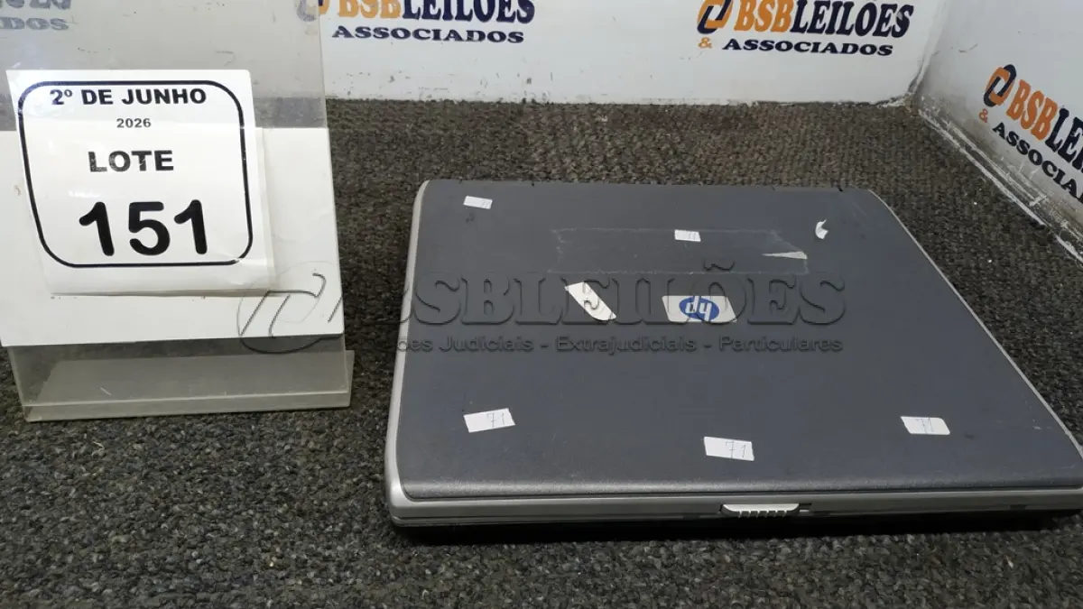 LOTE 151 - 01 NOTEBOOK MARCA HP SEM FONTE. (NO ESTADO) ATENÇÃO! FAZER A VISITAÇÃO ANTES DE ARREMATAR, NÃO SABEMOS SE FUNCIONA, LEILÃO NÃO TEM GARANTIA E NEM DEVOLUÇÃO, SUJEITO A POSSÍVEIS AVARIAS VISÍVEIS/OCULTAS E/OU AUSÊNCIA DE COMPONENTES.