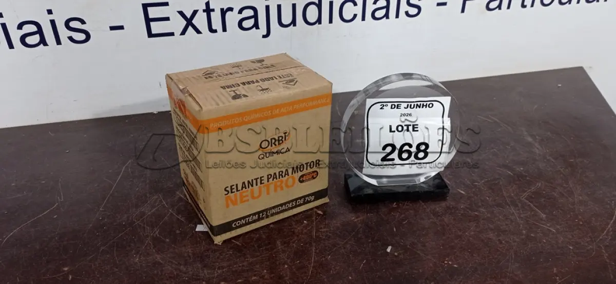 LOTE 268 - 12 BISNAGAS DE ADESIVO DE SILICONE NEUTRO DE 70G MARCA ORBI QUÍMICA. (NO ESTADO) ATENÇÃO! FAZER A VISITAÇÃO ANTES DE ARREMATAR, NÃO SABEMOS SE FUNCIONA, LEILÃO NÃO TEM GARANTIA E NEM DEVOLUÇÃO, SUJEITO A POSSÍVEIS AVARIAS VISÍVEIS/OCULTAS E/OU AUSÊNCIA DE COMPONENTES.