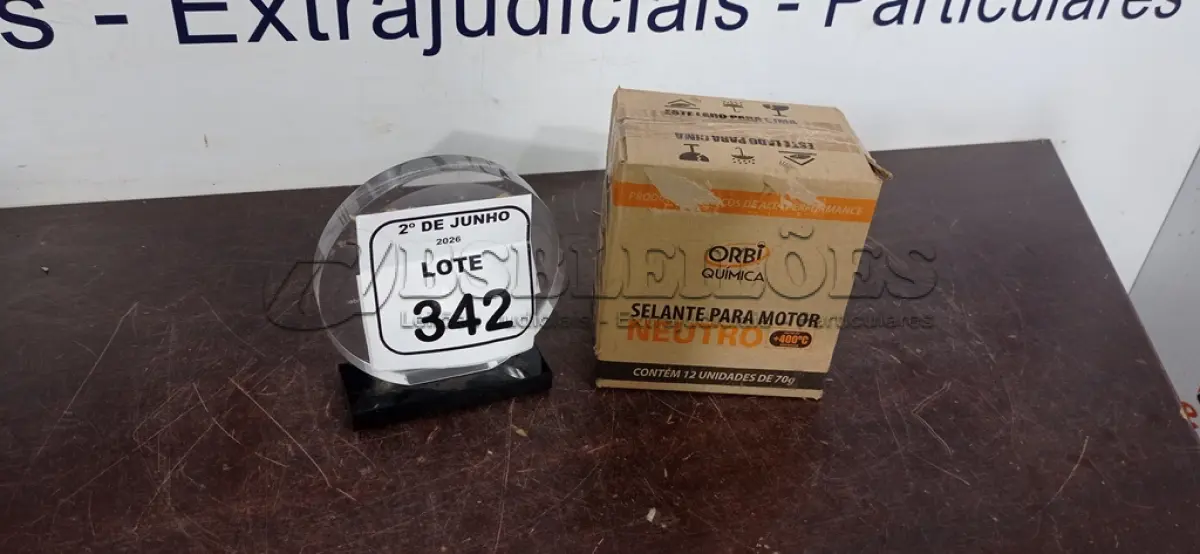 LOTE 342 - 12 BISNAGAS DE ADESIVO DE SILICONE NEUTRO DE 70G MARCA ORBI QUÍMICA. (NO ESTADO) ATENÇÃO! FAZER A VISITAÇÃO ANTES DE ARREMATAR, NÃO SABEMOS SE FUNCIONA, LEILÃO NÃO TEM GARANTIA E NEM DEVOLUÇÃO, SUJEITO A POSSÍVEIS AVARIAS VISÍVEIS/OCULTAS E/OU AUSÊNCIA DE COMPONENTES.