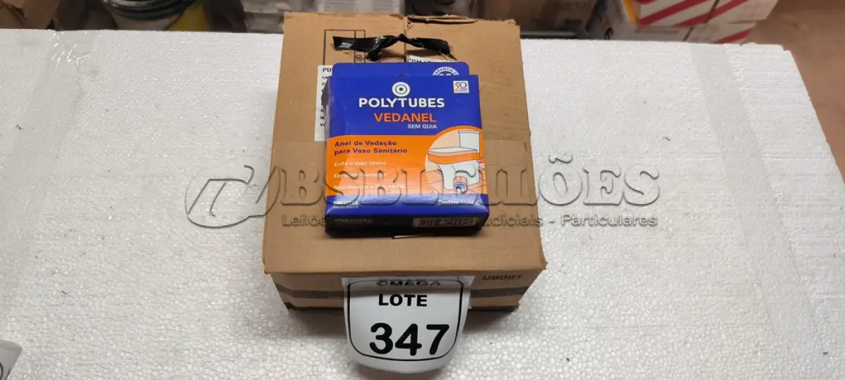 LOTE 347 - 12 ANÉIS DE VEDAÇÃO PARA SANITÁRIO. (NO ESTADO EM QUE SE ENCONTRA. SUJEITO A AVARIAS OCULTAS/VISÍVEIS.)