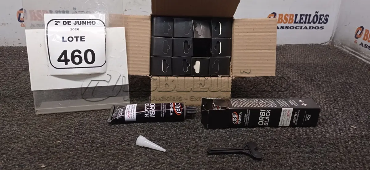 LOTE 460 - 12 BISNAGAS DE ADESIVO DE SILICONE NEUTRO DE 70G MARCA ORBI QUÍMICA. (NO ESTADO) ATENÇÃO! FAZER A VISITAÇÃO ANTES DE ARREMATAR, NÃO SABEMOS SE FUNCIONA, LEILÃO NÃO TEM GARANTIA E NEM DEVOLUÇÃO, SUJEITO A POSSÍVEIS AVARIAS VISÍVEIS/OCULTAS E/OU AUSÊNCIA DE COMPONENTES.
