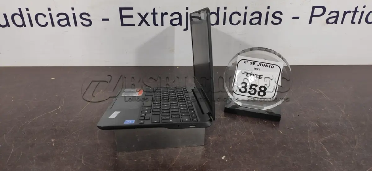 LOTE 358 - 01 CROMEBOOK LINHA CONNECT MEMORIA 2GB, 16GB E.MMC TELA DE 11.6’’ MARCA SAMSUNG SEM FONTE. (NO ESTADO) ATENÇÃO! FAZER A VISITAÇÃO ANTES DE ARREMATAR, NÃO SABEMOS SE FUNCIONA, LEILÃO NÃO TEM GARANTIA E NEM DEVOLUÇÃO, SUJEITO A POSSÍVEIS AVARIAS VISÍVEIS/OCULTAS E/OU AUSÊNCIA DE COMPONENTES.
