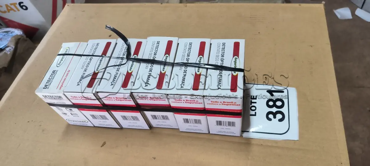 LOTE 381 - 06 DETECTORES ÓPTICOS DE FUMAÇA ENDEREÇAVEL - SEGURIMAX. (NO ESTADO EM QUE SE ENCONTRA. SUJEITO A AVARIAS OCULTAS/VISÍVEIS.)