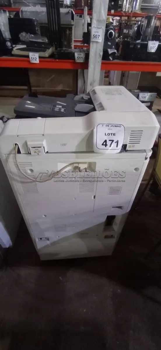 LOTE 471 - 01 COPIADORA MODELO FS-C8520MFP MARCA KYOCERA. (NO ESTADO) ATENÇÃO! FAZER A VISITAÇÃO ANTES DE ARREMATAR, NÃO SABEMOS SE FUNCIONA, LEILÃO NÃO TEM GARANTIA E NEM DEVOLUÇÃO, SUJEITO A POSSÍVEIS AVARIAS VISÍVEIS/OCULTAS E/OU AUSÊNCIA DE COMPONENTES.
