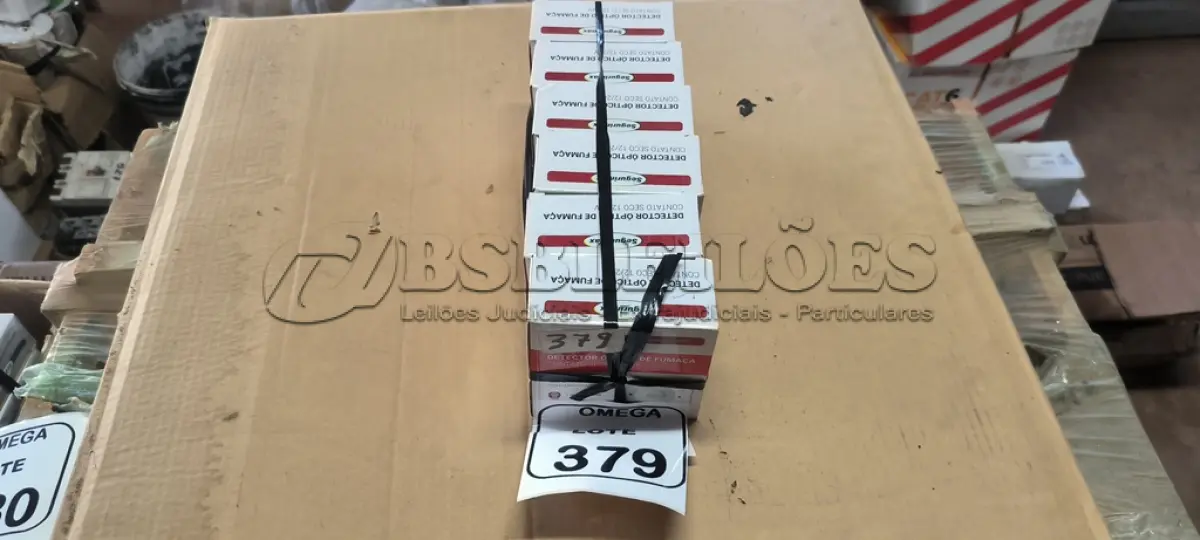 LOTE 379 - 06 DETECTORES ÓPTICOS DE FUMAÇA ENDEREÇAVEL - SEGURIMAX. (NO ESTADO EM QUE SE ENCONTRA. SUJEITO A AVARIAS OCULTAS/VISÍVEIS.)