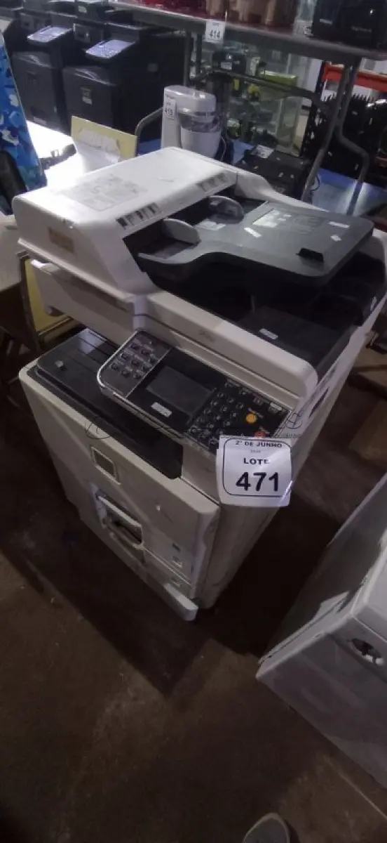 LOTE 471 - 01 COPIADORA MODELO FS-C8520MFP MARCA KYOCERA. (NO ESTADO) ATENÇÃO! FAZER A VISITAÇÃO ANTES DE ARREMATAR, NÃO SABEMOS SE FUNCIONA, LEILÃO NÃO TEM GARANTIA E NEM DEVOLUÇÃO, SUJEITO A POSSÍVEIS AVARIAS VISÍVEIS/OCULTAS E/OU AUSÊNCIA DE COMPONENTES.