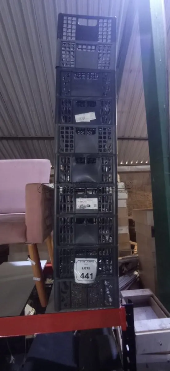 LOTE 441 - 10 CESTAS ORGANIZADORAS. (NO ESTADO) ATENÇÃO! FAZER A VISITAÇÃO ANTES DE ARREMATAR, NÃO SABEMOS SE FUNCIONA, LEILÃO NÃO TEM GARANTIA E NEM DEVOLUÇÃO, SUJEITO A POSSÍVEIS AVARIAS VISÍVEIS/OCULTAS E/OU AUSÊNCIA DE COMPONENTES.