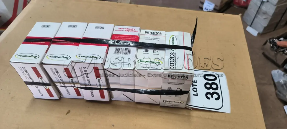LOTE 380 - 06 DETECTORES ÓPTICOS DE FUMAÇA ENDEREÇAVEL - SEGURIMAX. (NO ESTADO EM QUE SE ENCONTRA. SUJEITO A AVARIAS OCULTAS/VISÍVEIS.)